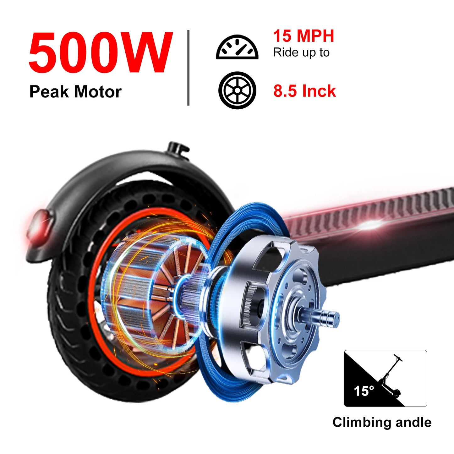 36V 350W 15.6MPH Electric Scooter