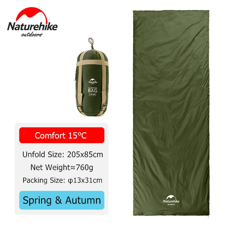 Sleeping Bag Ultralight LW180 Waterproof