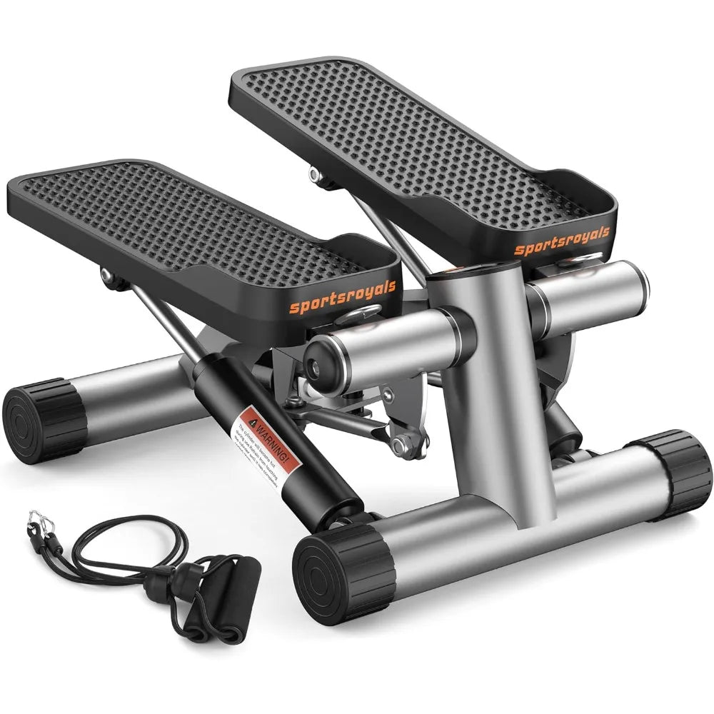 Stair Stepper for Exercise, Mini Steppers with Resistance Band, Hydraulic