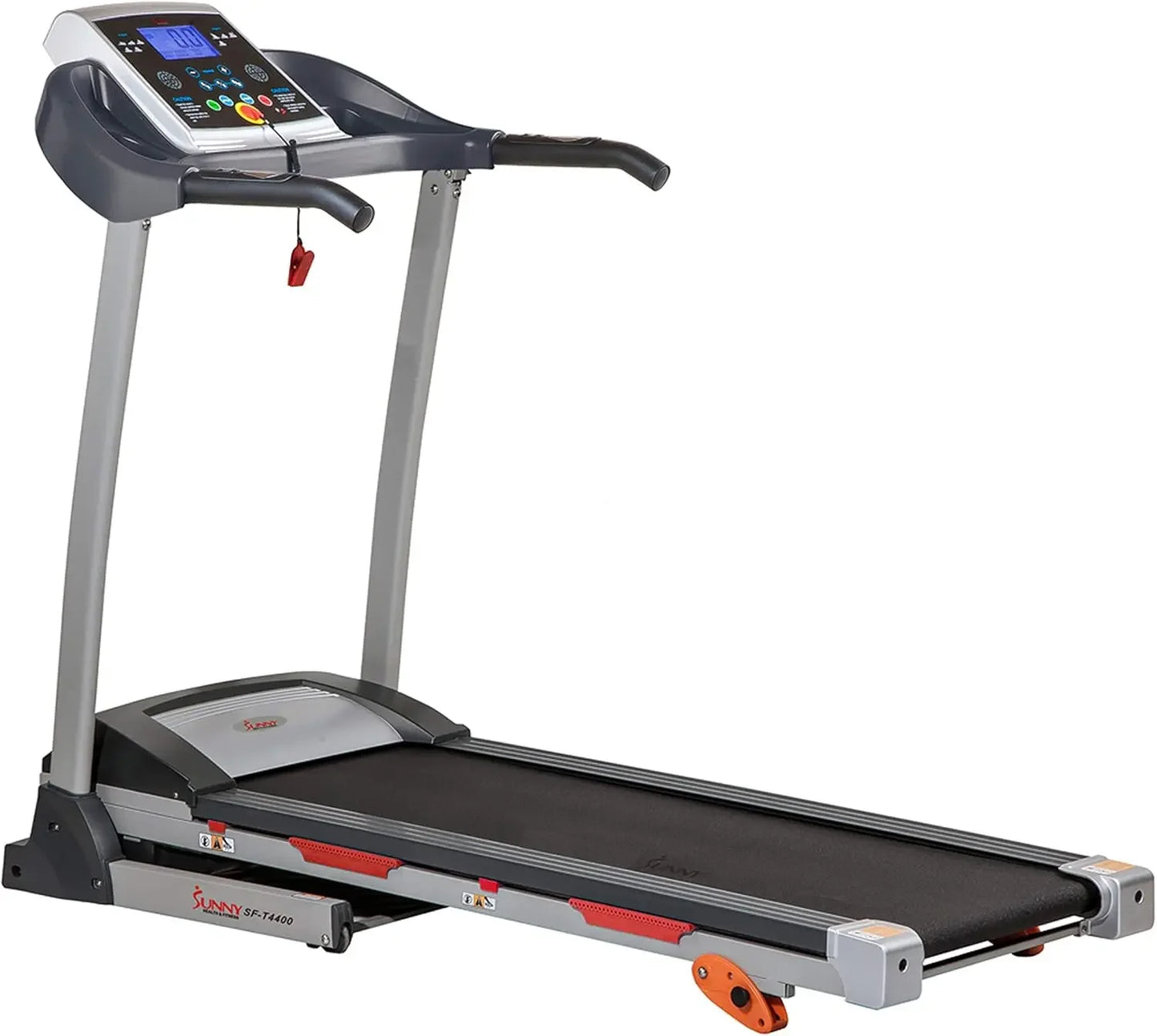 Health & Fitness Premium Folding Incline Treadmill with Pulse Sensors & One-Touch Speed Buttons,