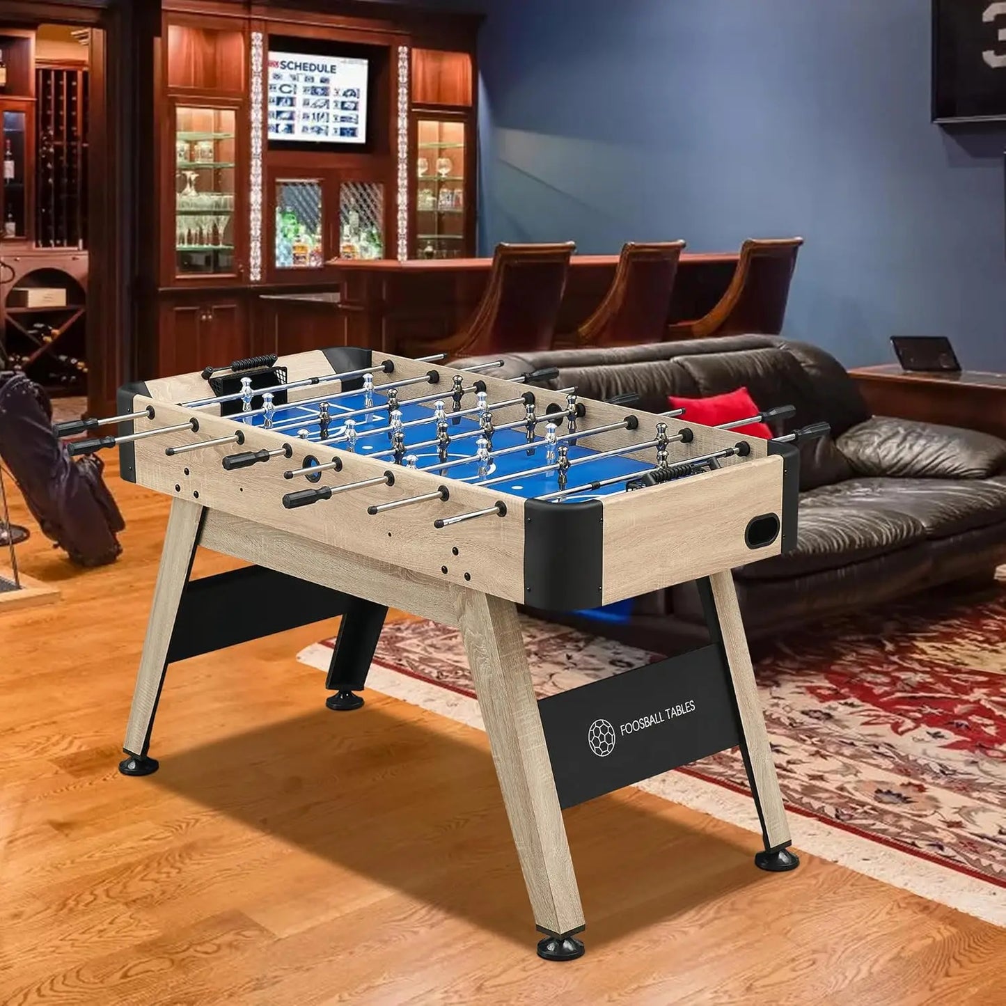 54 Inch Full Size Foosball Table, Soccer Table Game