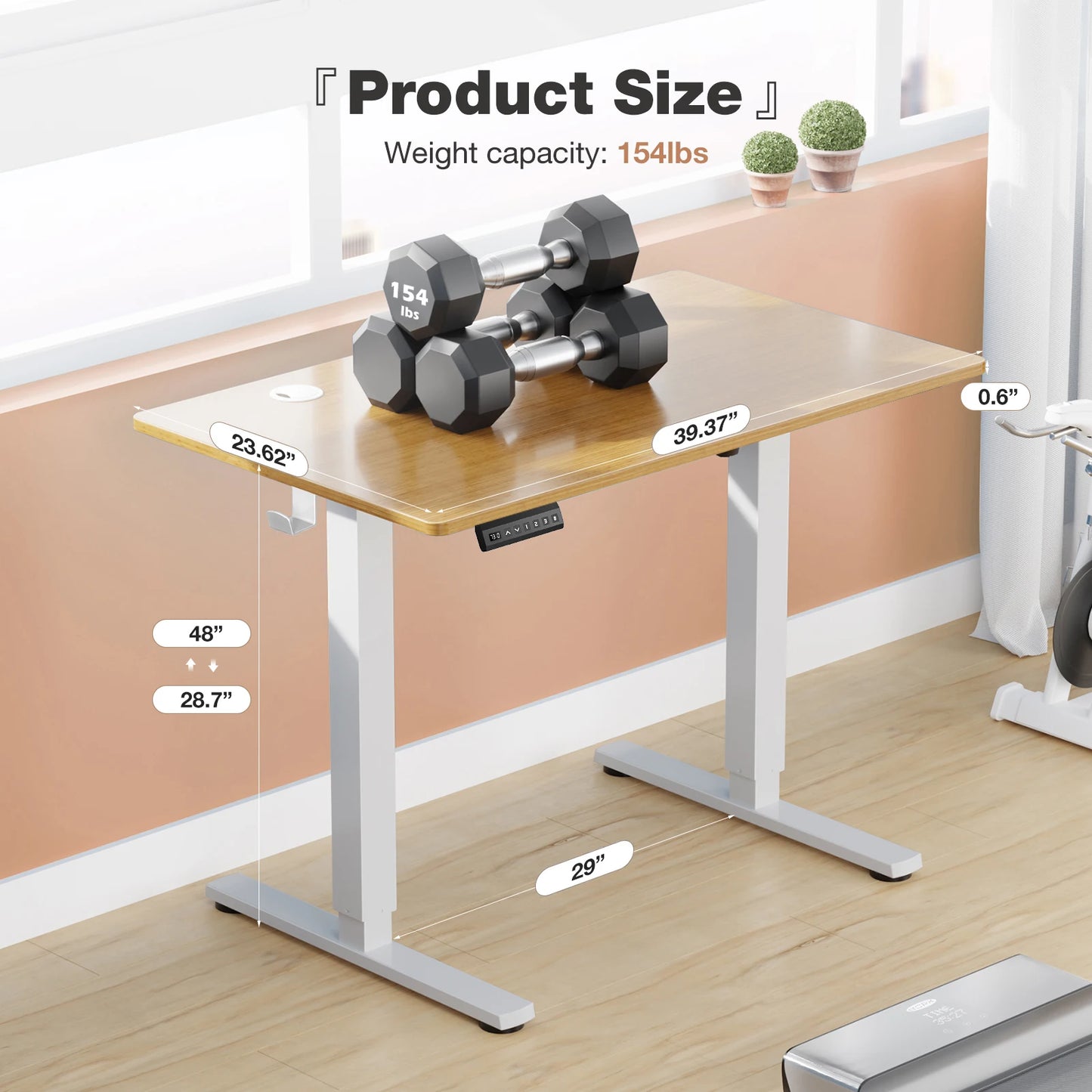 Electric Standing Desk Height Adjustable