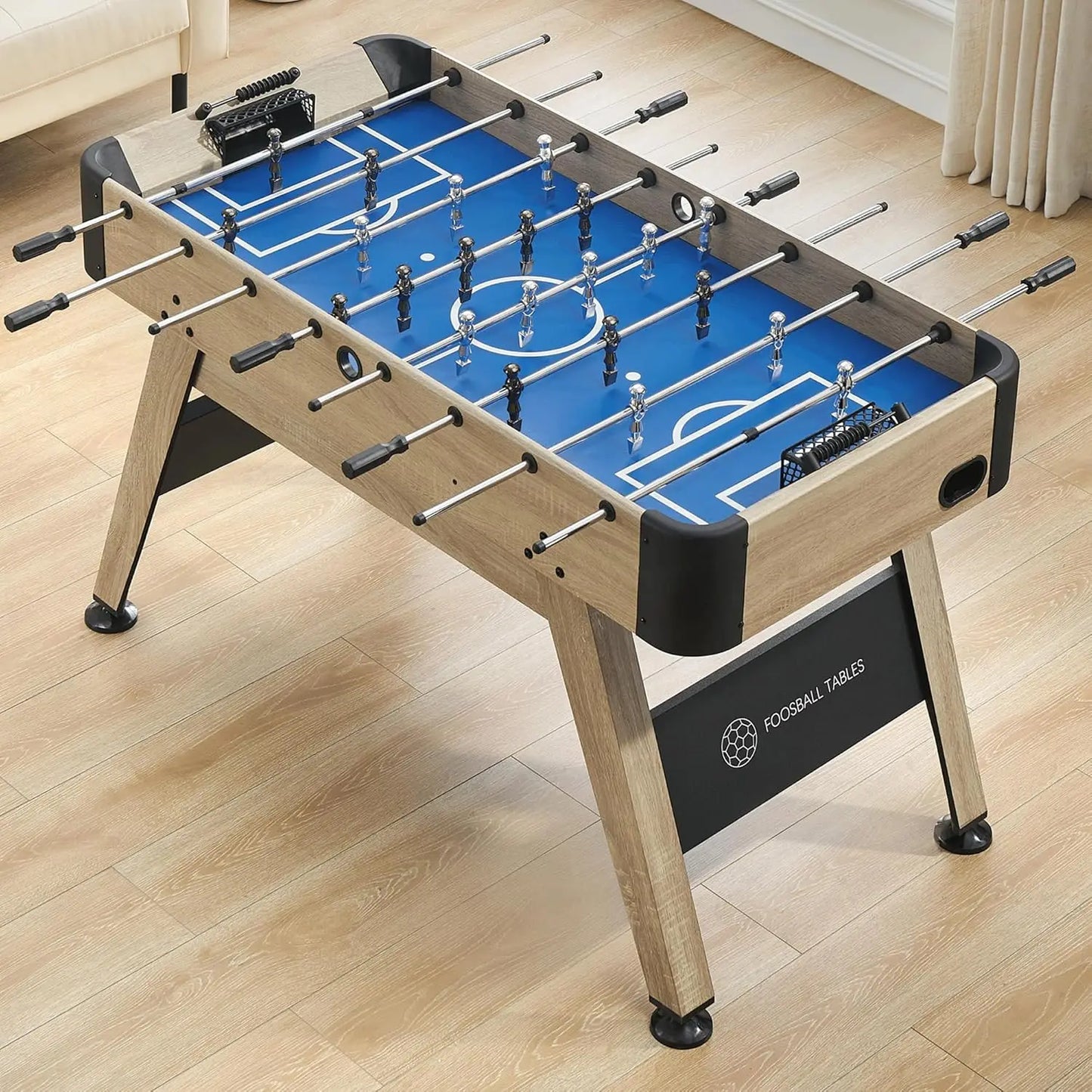 54 Inch Full Size Foosball Table, Soccer Table Game