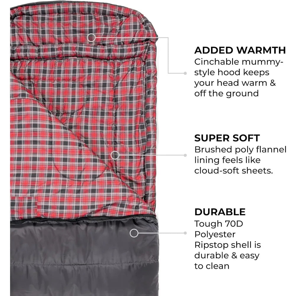 Celsius XL, -25, 20, 0 Degree Sleeping Bags, Durable and Warm