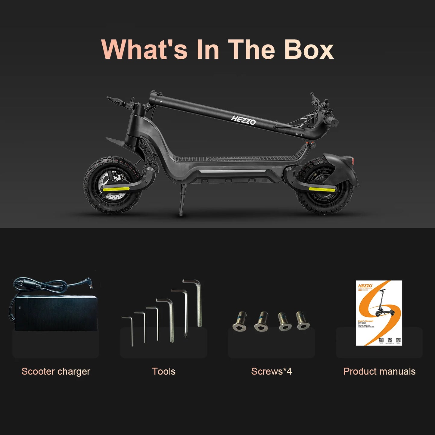 48V 1600W 31mph Off Road Electric Scooter 37mile Range 18Ah Dual Motor 10” Tire E-scooter Disc Brake F5 Folding  E-Bike Adult